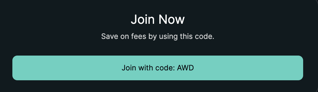 Mã giới thiệu Hyperliquid AWD đã xác minh trên app.hyperliquid.xyz